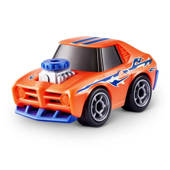 5 Mini Brinquedos Colecionáveis Surpresa com Tema de Carro de Corrida Make-A-Racer da ZURU