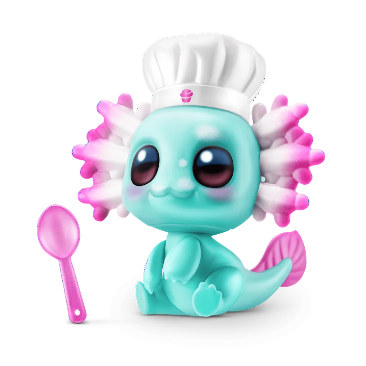 5 Axolotes Surpreendentes Revelam Novidade Temática Surpresa - Brinquedos Colecionáveis Mini da ZURU