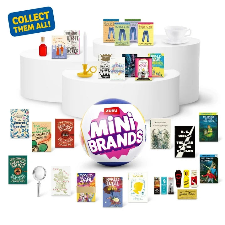 Mini Marcas Mini Livros S2 (Variados) Colecionáveis Novidades Cegas e Brinquedos de Mordaça para Crianças da ZURU