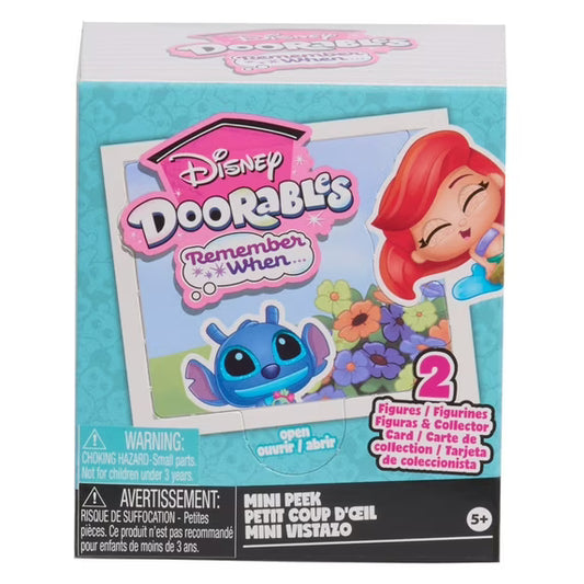 Disney Doorables Remember When Lil’ Moments Mini Peek, Mini Figuras de Brinquedo Colecionáveis