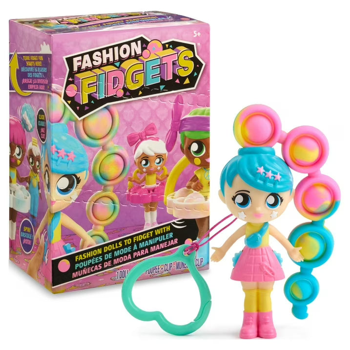 Fashion Fidgets - Boneca Fidget Colecionável da WowWee (1 Boneca Misteriosa Incluída, Série 1)