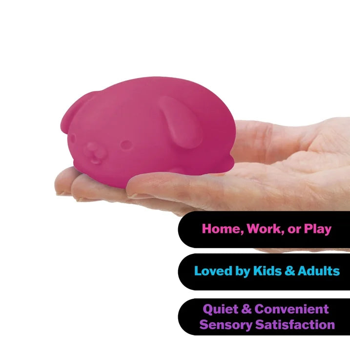 NeeDoh Funky Pup Novelty Fidget Toy, várias cores, crianças a partir dos 3 anos