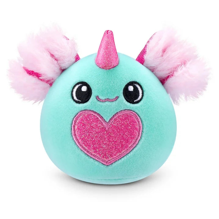 Rainbocorns Eggzania 4,7 polegadas (Baby Mania), peluche surpresa com desempacotamento e brinquedo macio para meninas