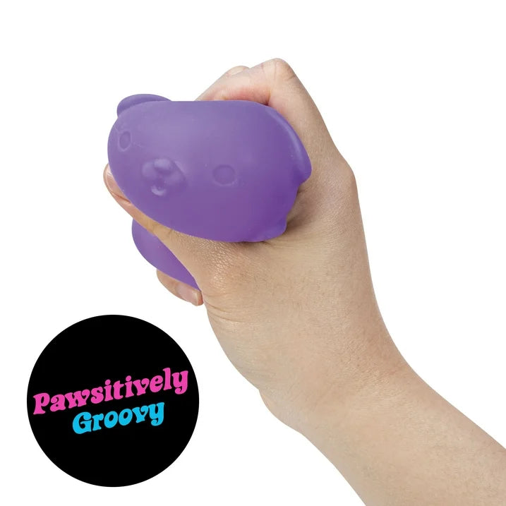 NeeDoh Funky Pup Novelty Fidget Toy, várias cores, crianças a partir dos 3 anos