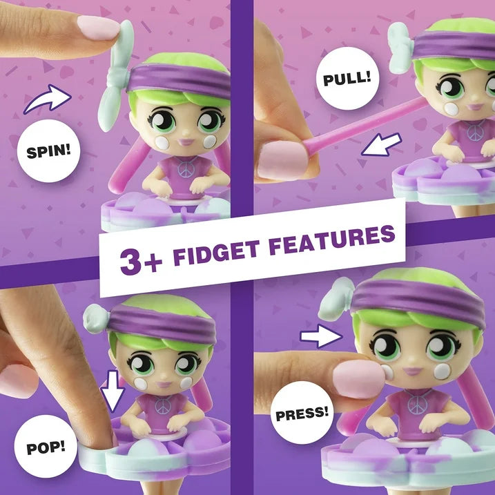 Fashion Fidgets - Boneca Fidget Colecionável da WowWee (1 Boneca Misteriosa Incluída, Série 1)