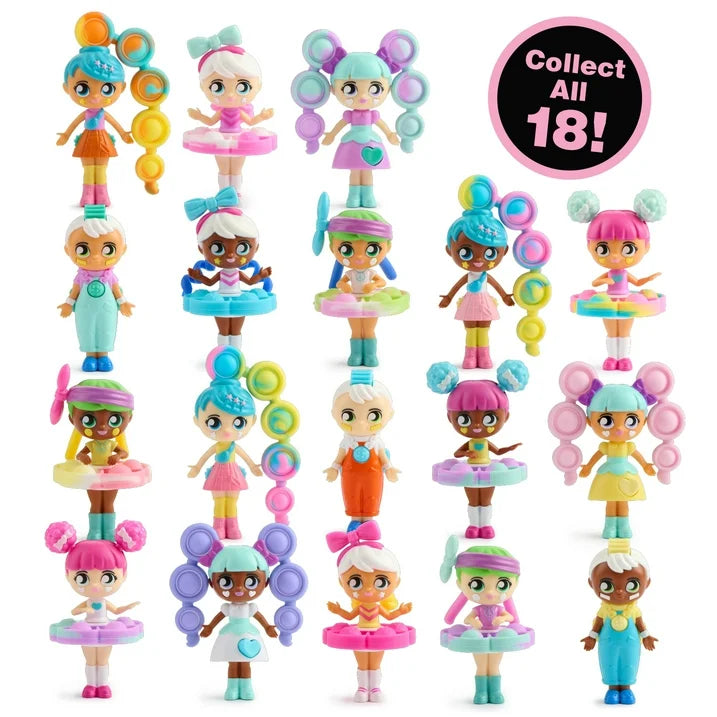 Fashion Fidgets - Boneca Fidget Colecionável da WowWee (1 Boneca Misteriosa Incluída, Série 1)