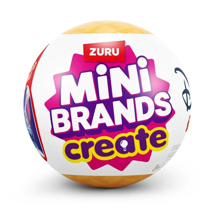 Mini Brands criam Disney Snacks S1 (sortidos) novidade cega colecionável e brinquedo de mordaça da ZURU